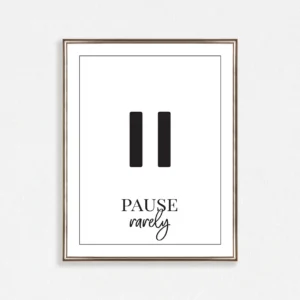 Rarely Pause