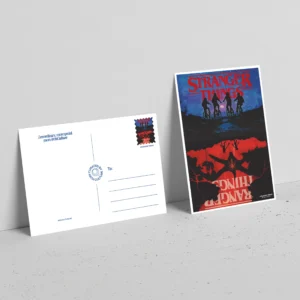 "STRANGER THINGS" POSTCARDS